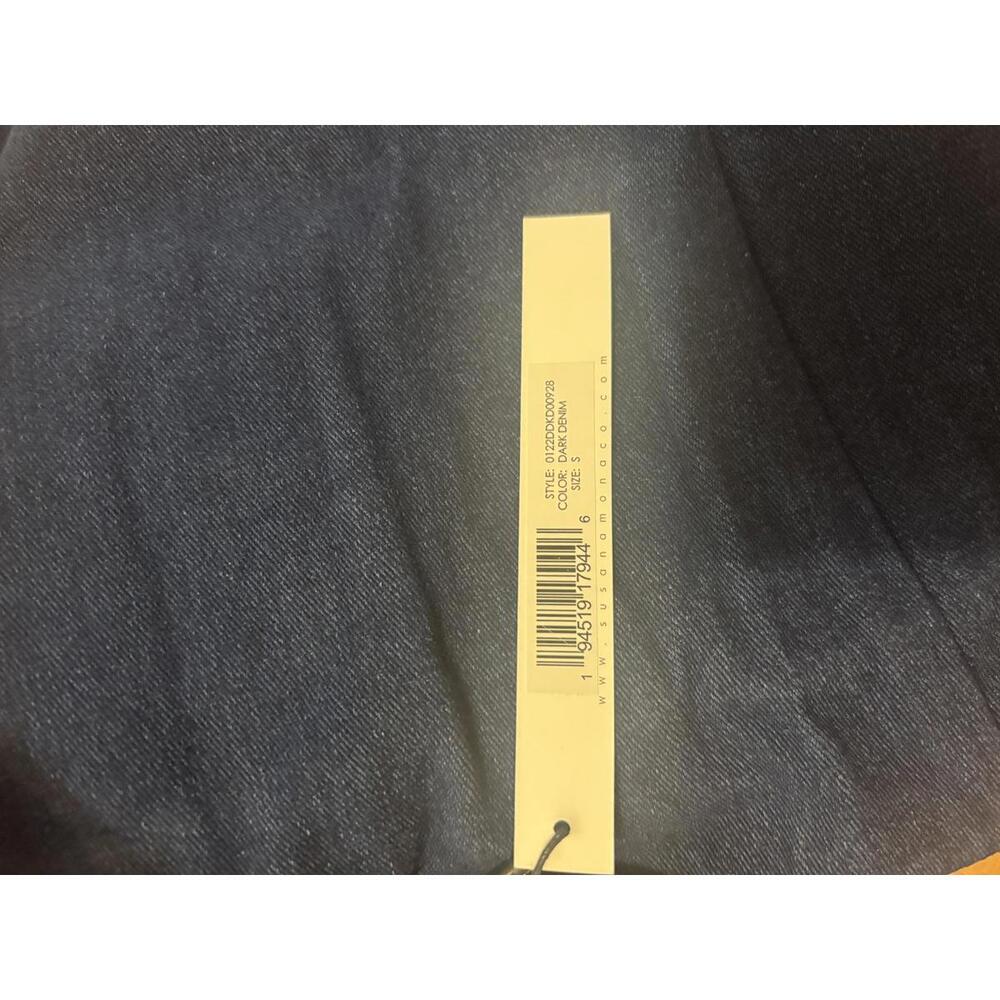 Stylish Susana Monaco Dark Denim Slip Dress Small - Picture 6 of 6